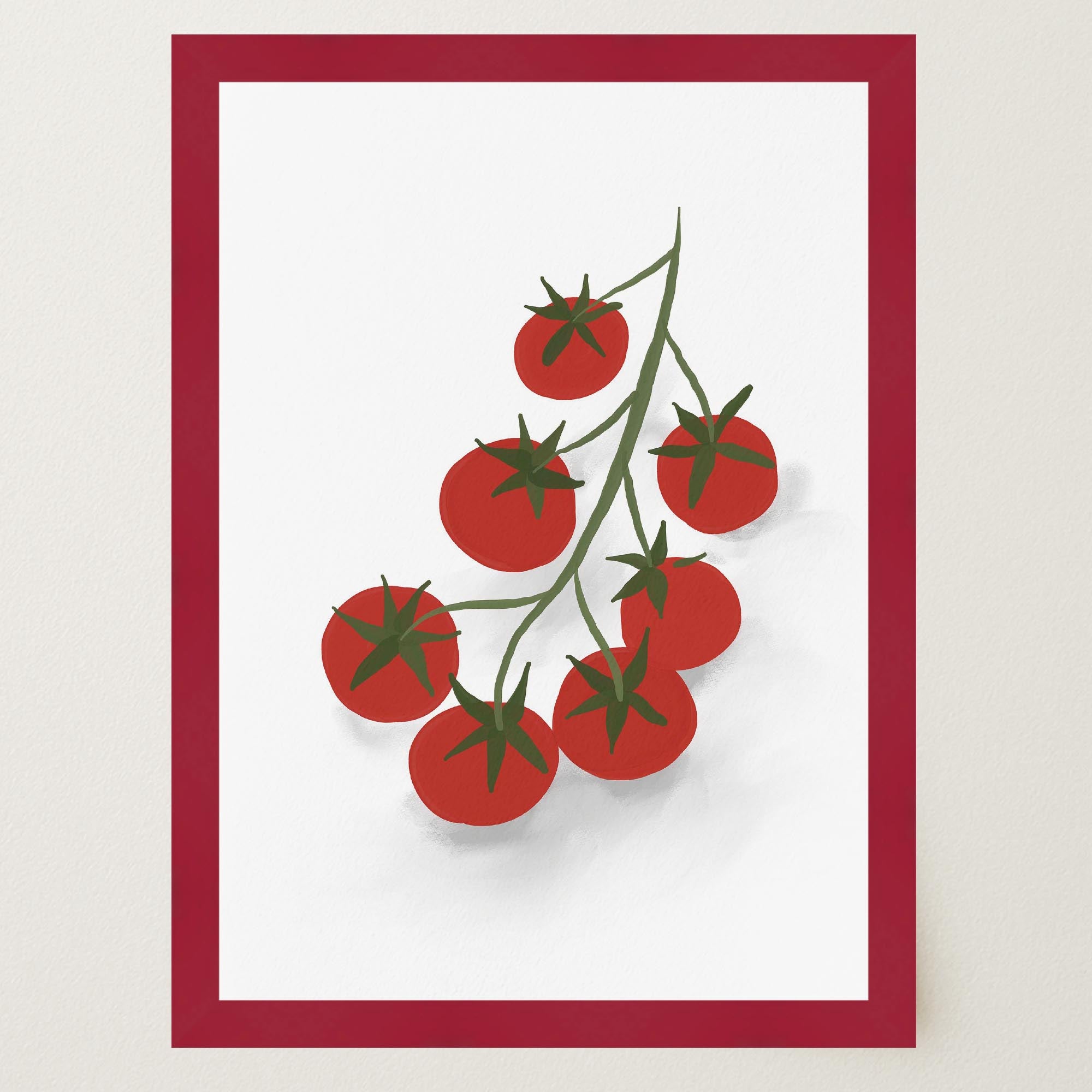 Tomatoes on the Vine Wall Art Print-Skudaboo