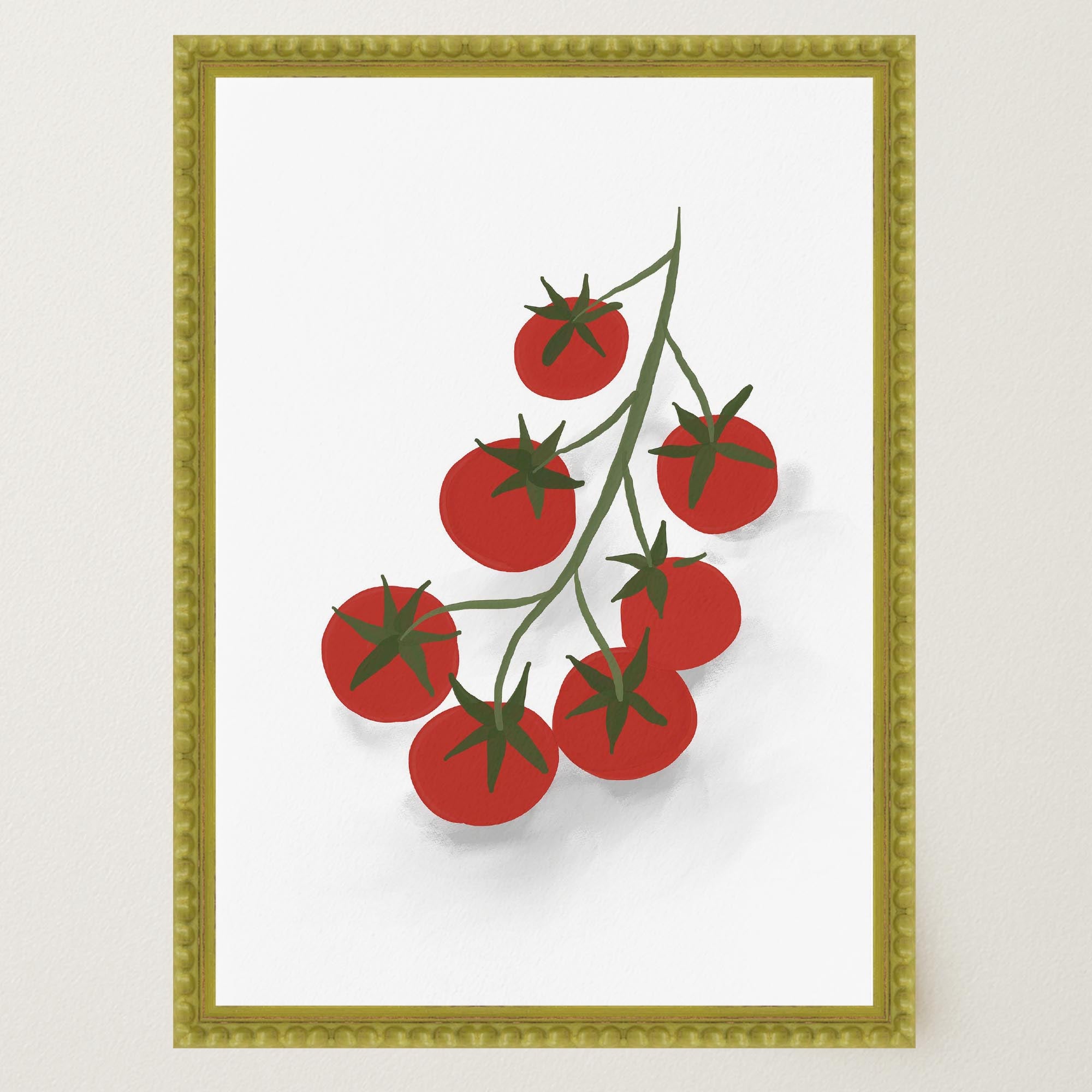 Tomatoes on the Vine Wall Art Print-Skudaboo