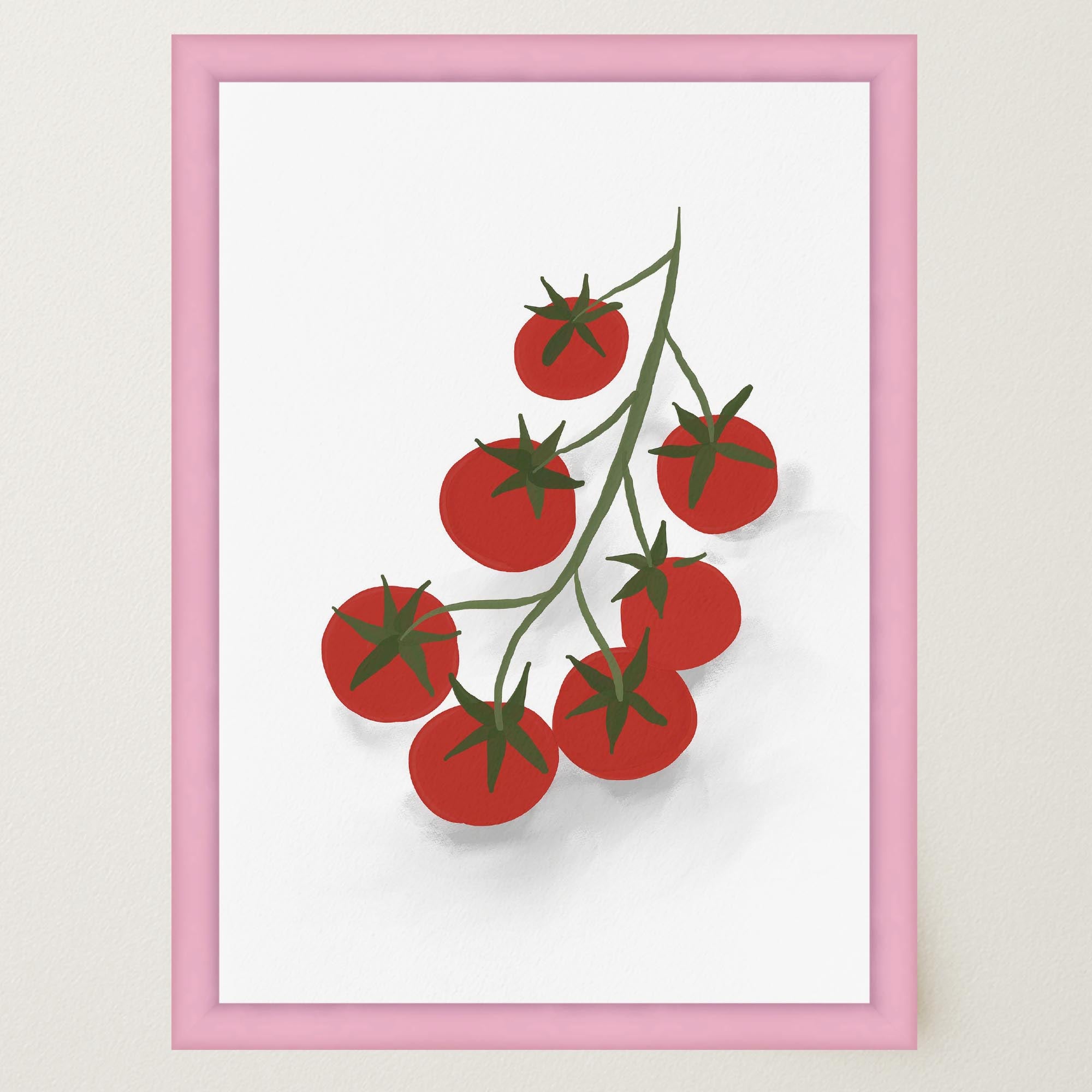 Tomatoes on the Vine Wall Art Print-Skudaboo