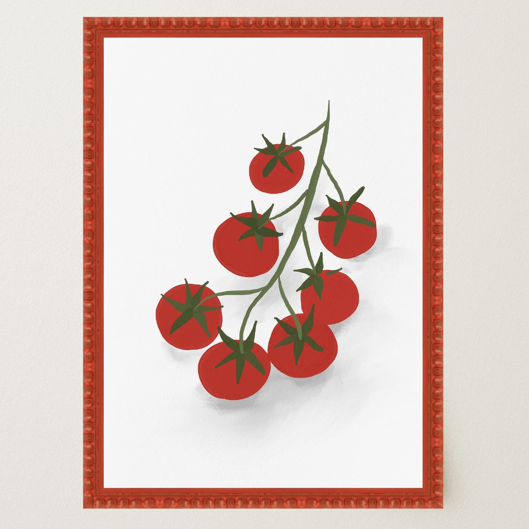Tomatoes on the Vine Wall Art Print-Skudaboo