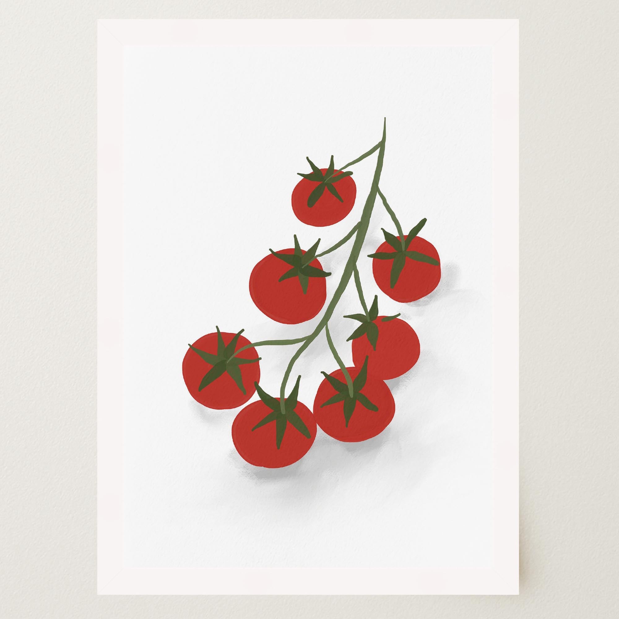 Tomatoes on the Vine Wall Art Print-Skudaboo