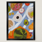 Colourful Breakfast Table Wall Art Print-Skudaboo