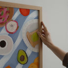Colourful Breakfast Table Wall Art Print-Skudaboo