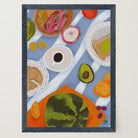 Colourful Breakfast Table Wall Art Print-Skudaboo