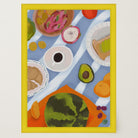 Colourful Breakfast Table Wall Art Print-Skudaboo