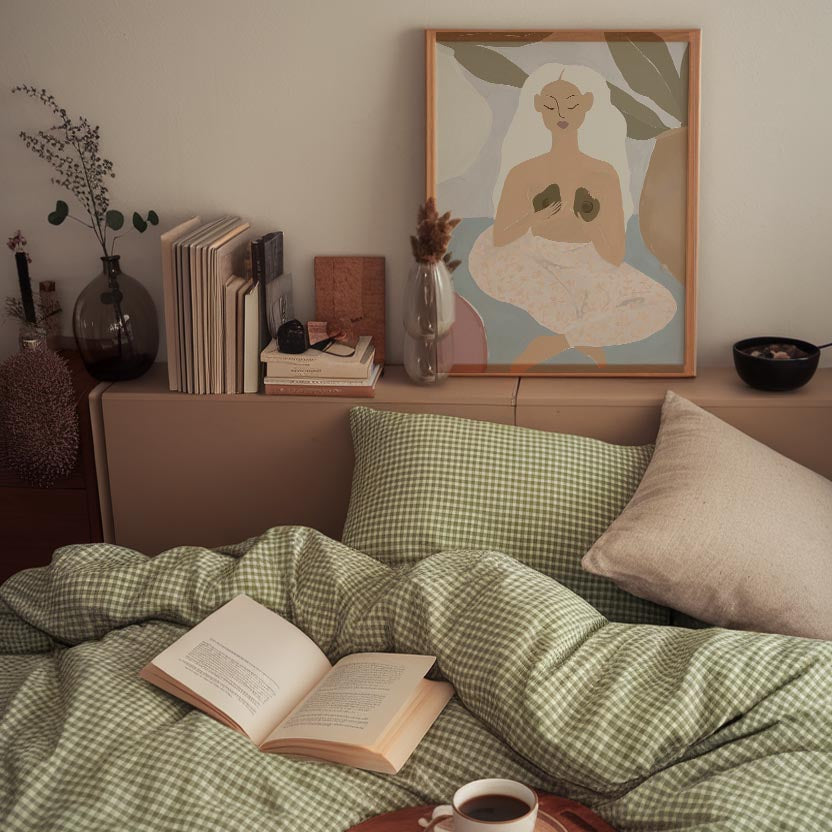 Woman with Avocados Wall Art Print-Skudaboo
