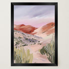 Sand Dunes Landscape Art Print-Skudaboo