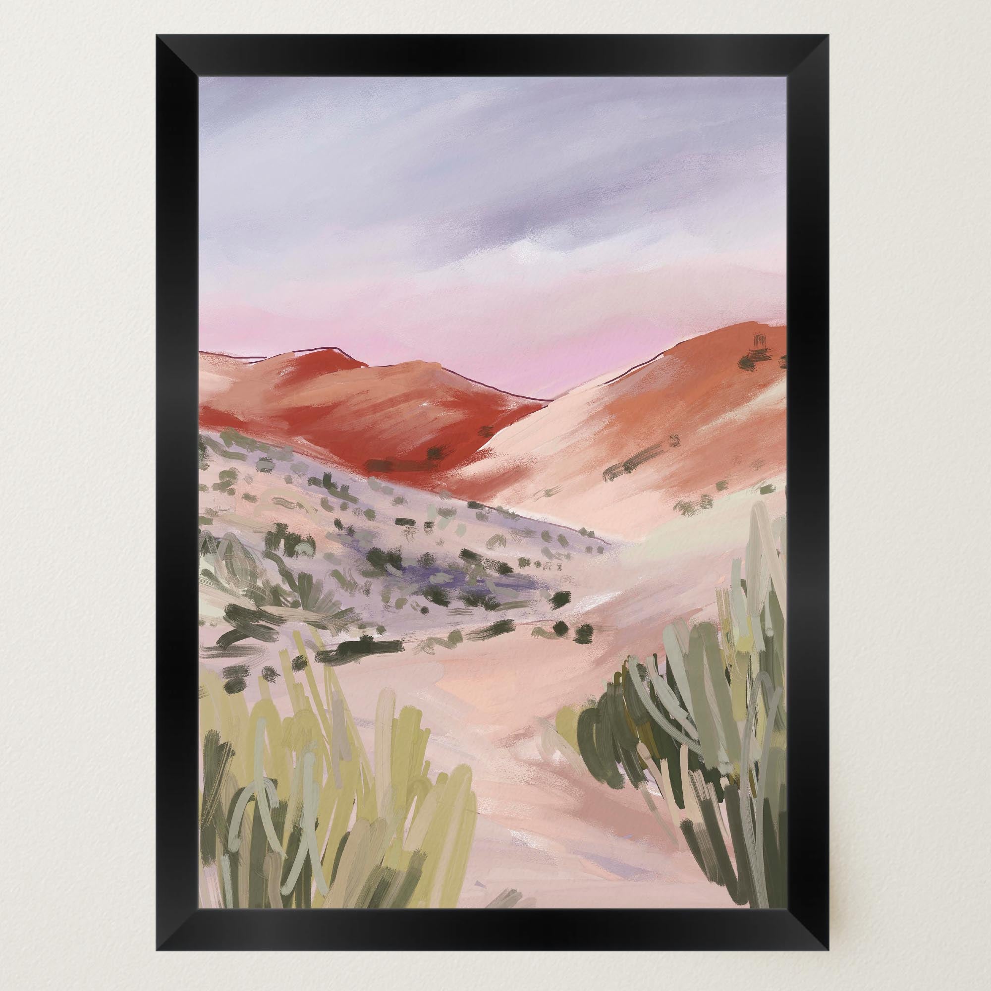 Sand Dunes Landscape Art Print-Skudaboo