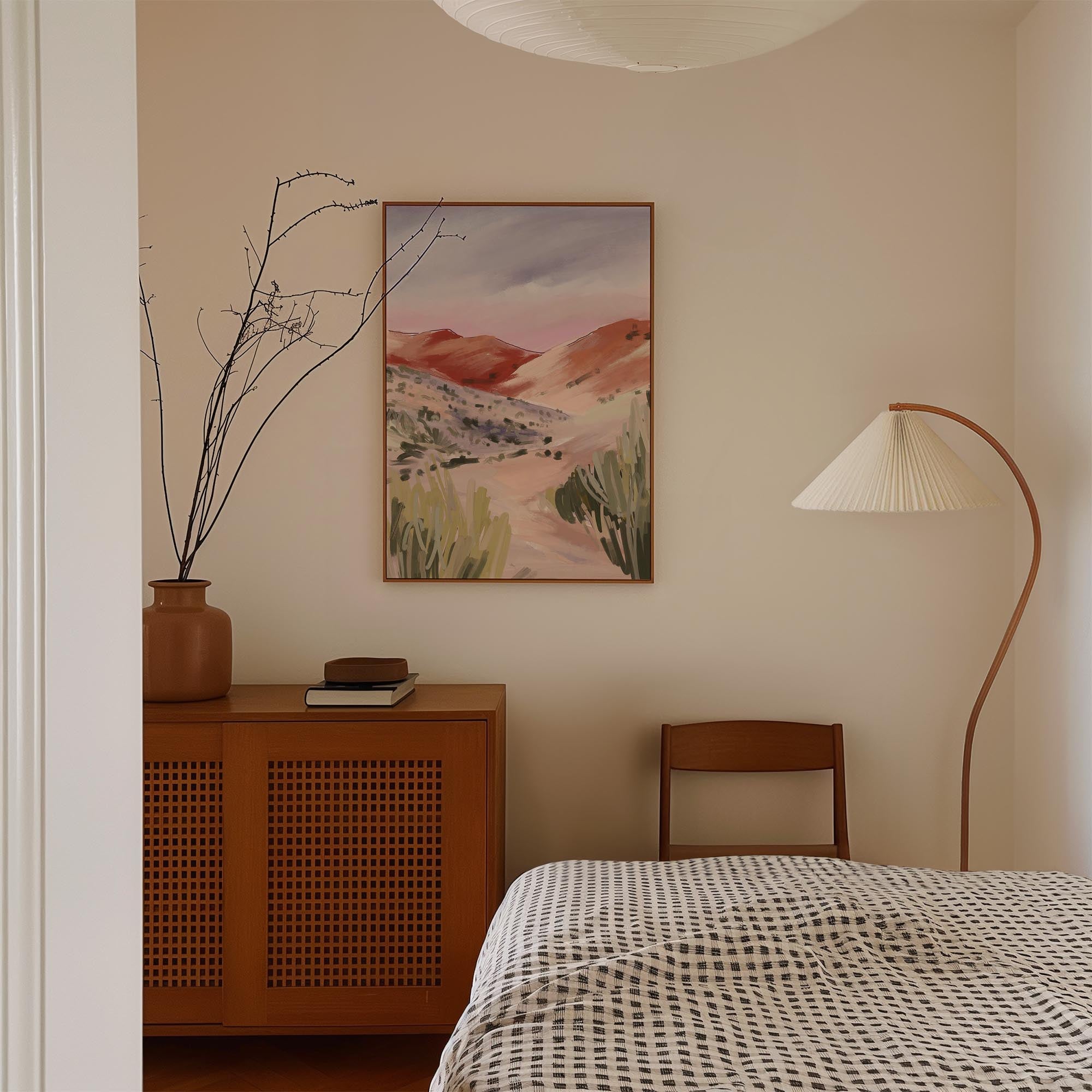 Sand Dunes Landscape Art Print-Skudaboo