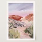 Sand Dunes Landscape Art Print-Skudaboo