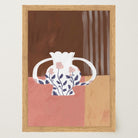 Floral Vase Still Life Wall Art Print-Skudaboo