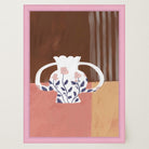 Floral Vase Still Life Wall Art Print-Skudaboo