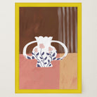Floral Vase Still Life Wall Art Print-Skudaboo