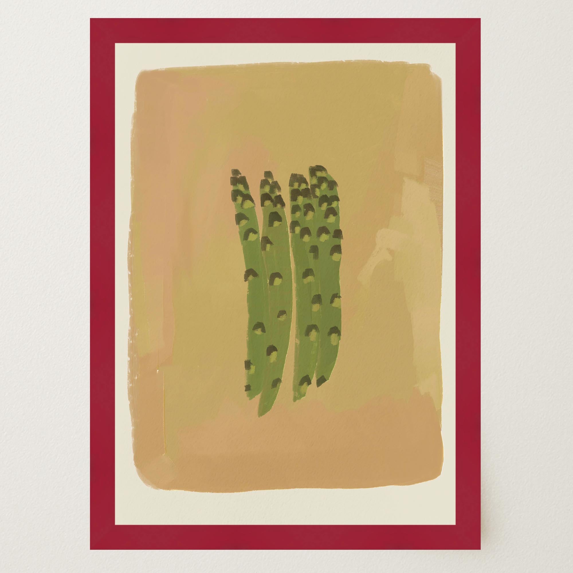 Asparagus Kitchen Wall Art Print-Skudaboo