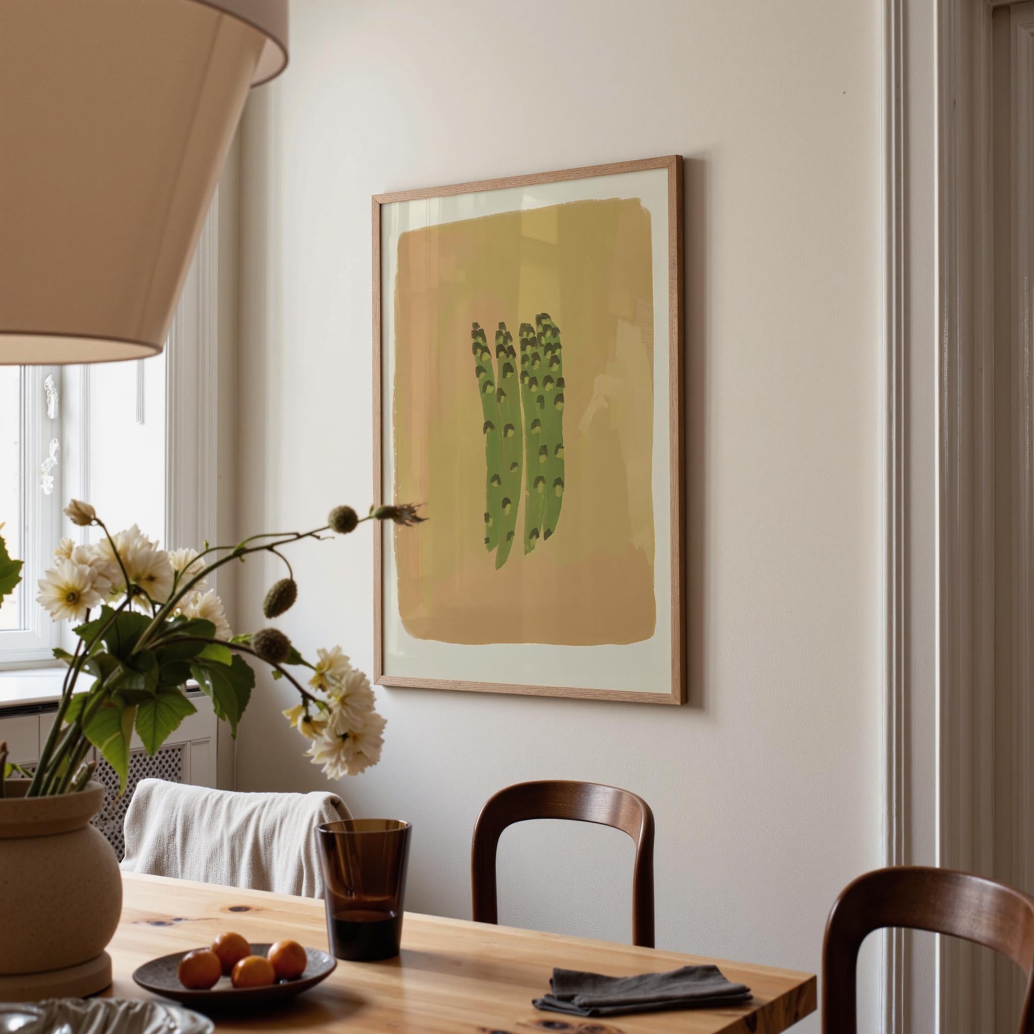 Asparagus Kitchen Wall Art Print-Skudaboo