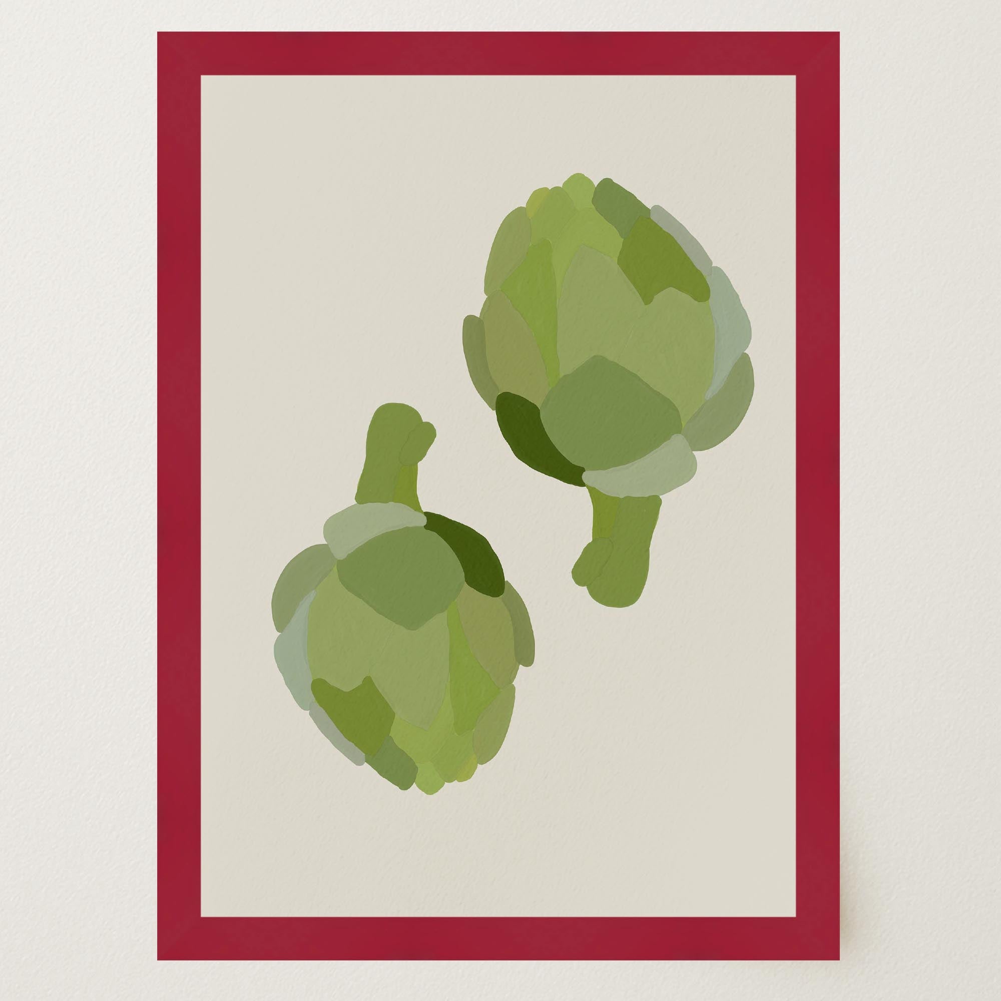 Artichoke Kitchen Wall Art Print-Skudaboo