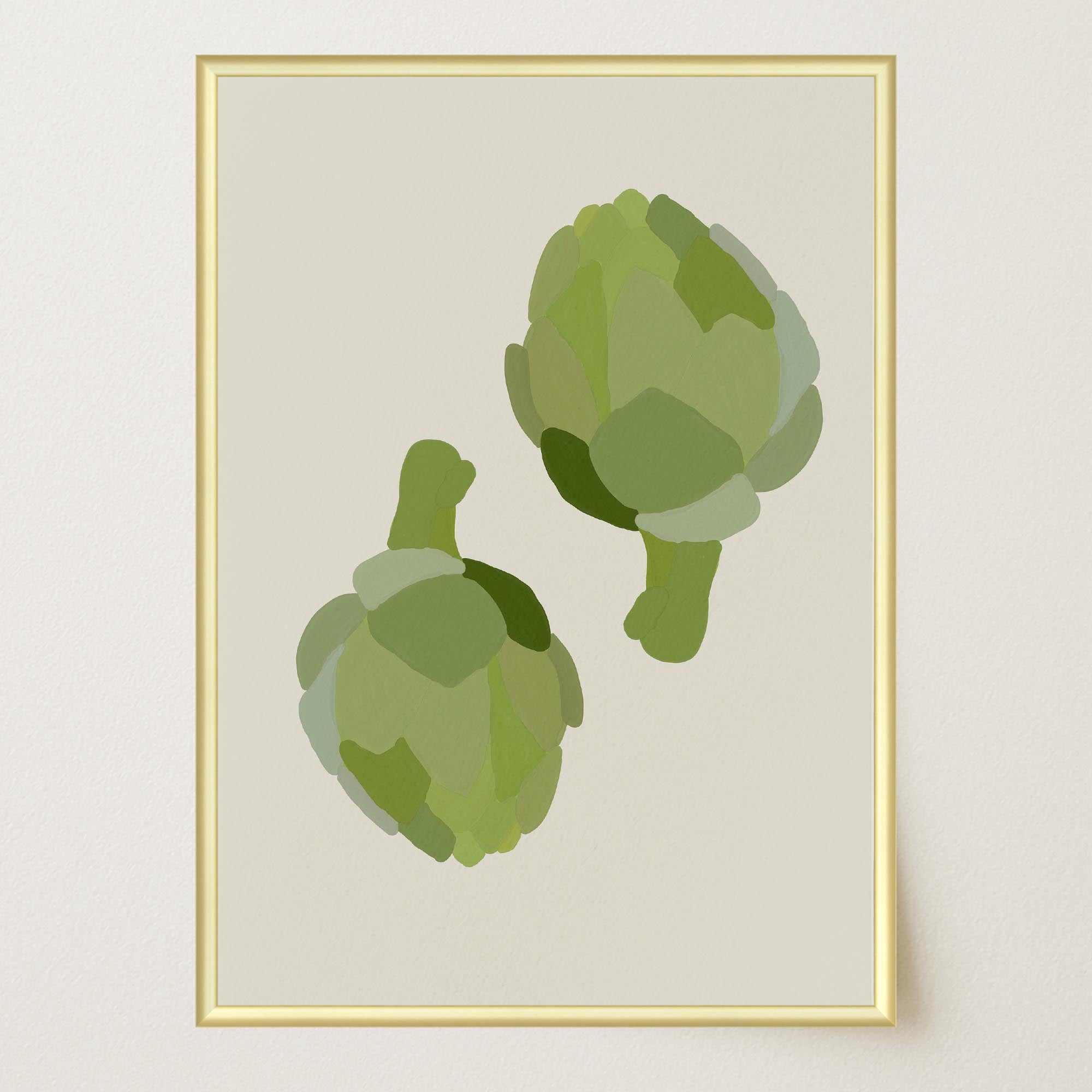 Artichoke Kitchen Wall Art Print-Skudaboo