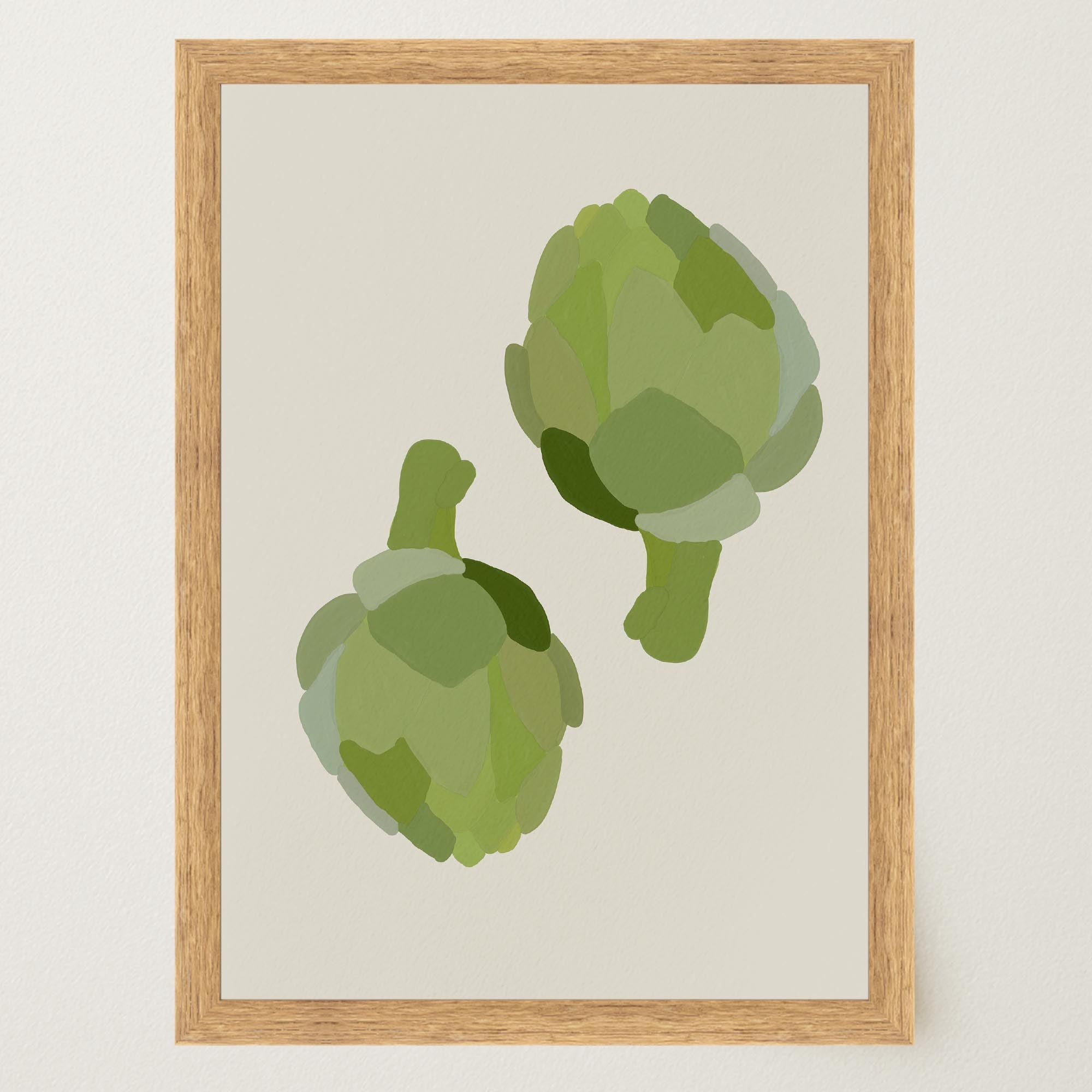 Artichoke Kitchen Wall Art Print-Skudaboo