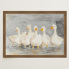 Flock of Ducks Nursery Wall Art Print-Skudaboo