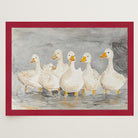 Flock of Ducks Nursery Wall Art Print-Skudaboo