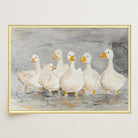 Flock of Ducks Nursery Wall Art Print-Skudaboo