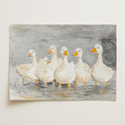 Flock of Ducks Nursery Wall Art Print-Skudaboo