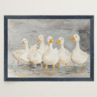 Flock of Ducks Nursery Wall Art Print-Skudaboo