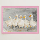 Flock of Ducks Nursery Wall Art Print-Skudaboo