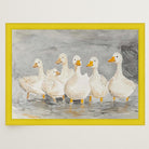 Flock of Ducks Nursery Wall Art Print-Skudaboo
