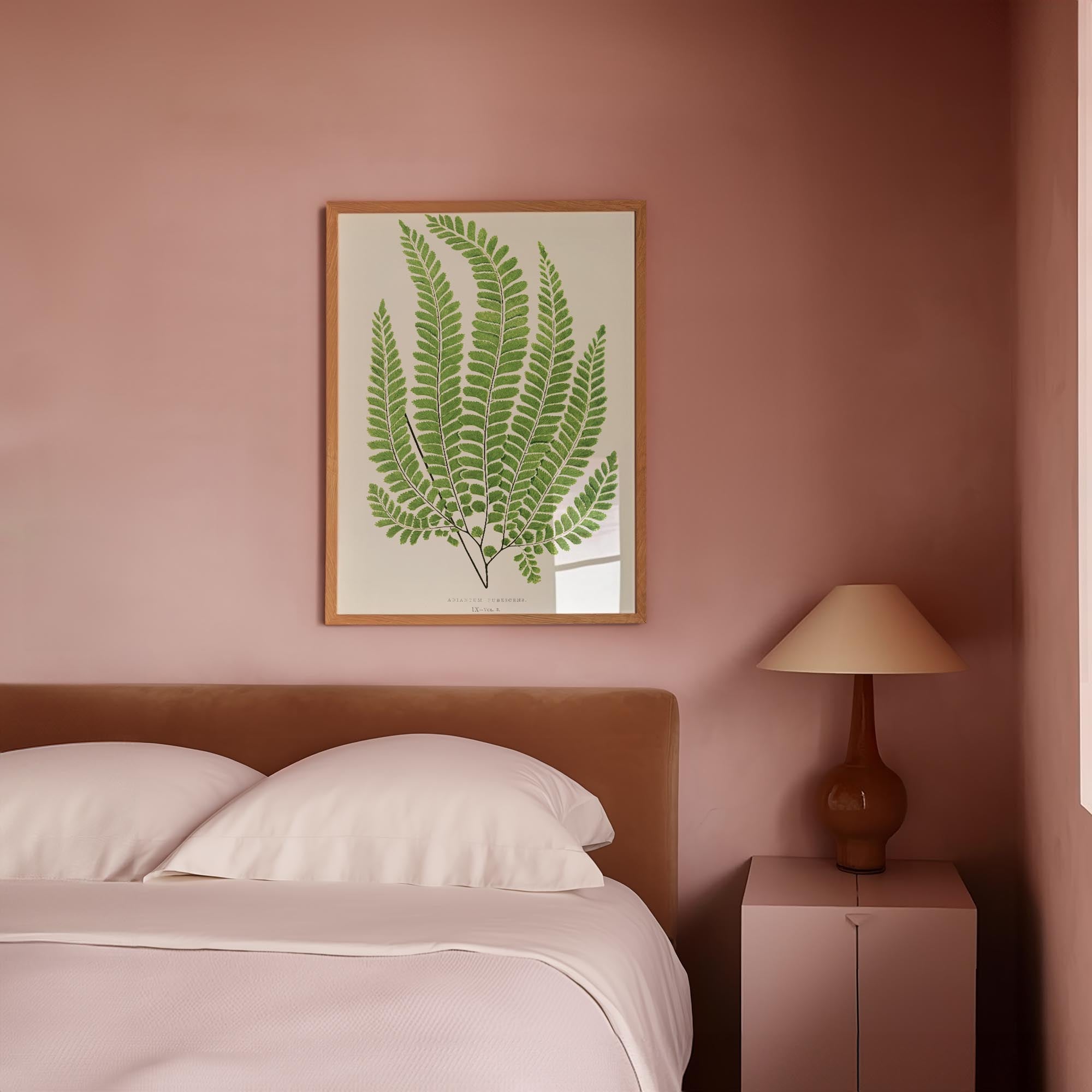 Vintage Fern Botanical Wall Art Print-Skudaboo
