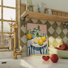 Mediterranean Lemons Still Life Wall Art Print-Skudaboo