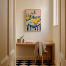 Mediterranean Lemons Still Life Wall Art Print-Skudaboo