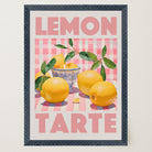 Lemon Tarte Still Life Retro Kitchen Wall Art Print-Skudaboo
