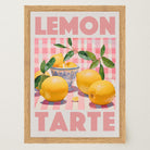 Lemon Tarte Still Life Retro Kitchen Wall Art Print-Skudaboo