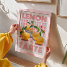 Lemon Tarte Still Life Retro Kitchen Wall Art Print-Skudaboo
