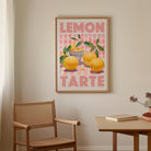 Lemon Tarte Still Life Retro Kitchen Wall Art Print-Skudaboo