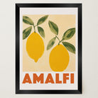 Amalfi Lemons Mediterranean Wall Art Print-Skudaboo
