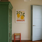 Amalfi Lemons Mediterranean Wall Art Print-Skudaboo