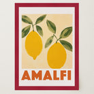 Amalfi Lemons Mediterranean Wall Art Print-Skudaboo