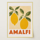 Amalfi Lemons Mediterranean Wall Art Print-Skudaboo