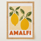 Amalfi Lemons Mediterranean Wall Art Print-Skudaboo