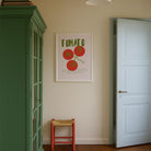 Minimalist Tomato Illustration Wall Art Print-Skudaboo