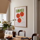 Minimalist Tomato Illustration Wall Art Print-Skudaboo