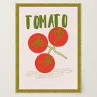 Minimalist Tomato Illustration Wall Art Print-Skudaboo