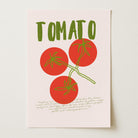 Minimalist Tomato Illustration Wall Art Print-Skudaboo