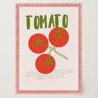 Minimalist Tomato Illustration Wall Art Print-Skudaboo