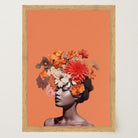 Flower Crown Portrait Wall Art Print-Skudaboo