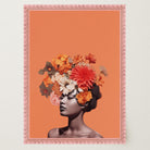 Flower Crown Portrait Wall Art Print-Skudaboo