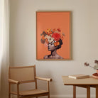 Flower Crown Portrait Wall Art Print-Skudaboo