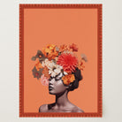 Flower Crown Portrait Wall Art Print-Skudaboo